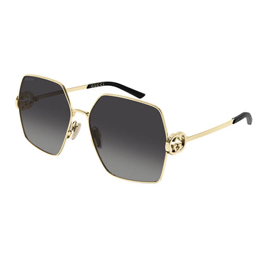 Gucci Occhiali da Sole GG2163S 001 Oro Grigio Donna 2