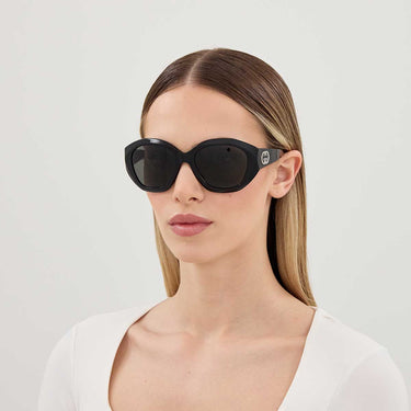 Gucci Occhiali da Sole GG2200S 001 Nero/Grigio Donna 5