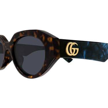 Gucci Occhiali da Sole GG2206SA 004 Marrone Blu/Blu Donna 3