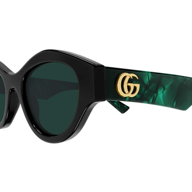 Gucci Occhiali da Sole GG2207S 003 Nero Verde/Verde Donna 3