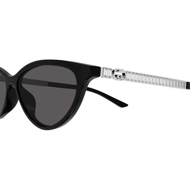 Gucci Occhiali da Sole GG2211S 002 Argento Nero/Grigio Scuro Donna 3