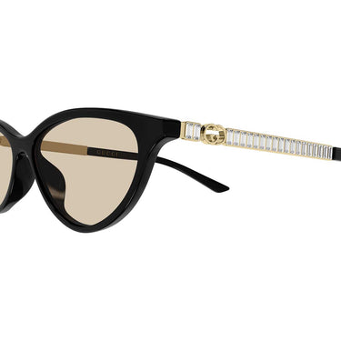 Gucci Occhiali da Sole GG2211S 004 Oro Nero/Beige Donna 3