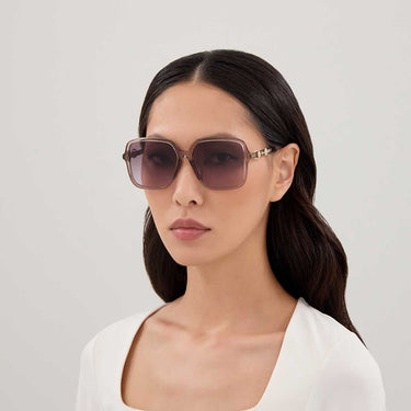 Gucci Occhiali da Sole GG2219SA 004 Marrone/Viola Donna 4