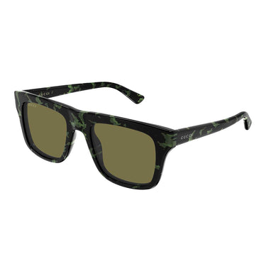 Gucci Occhiali da Sole GG2242S 003 Marrone/Verde Uomo 2