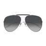 Gucci Occhiali da Sole GG2255S 002 Argento/Grigio Uomo