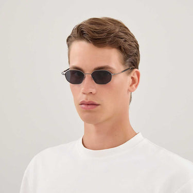 Gucci Occhiali da Sole GG2257S 001 Rutenio Nero/Grigio Unisex 4
