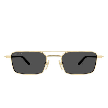 Gucci Occhiali da Sole GG2258S 001 Oro Nero/Grigio Unisex 4