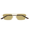 Gucci Occhiali da Sole GG2258S 003 Oro Marrone/Marrone Unisex