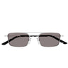 Gucci Occhiali da Sole GG2258S 004 Argento Marrone/Marrone Unisex