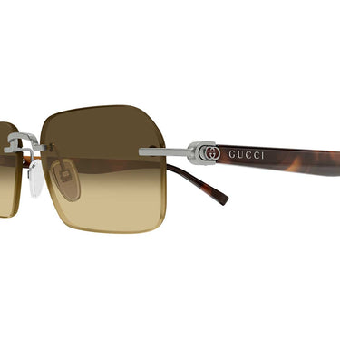 Gucci Occhiali da Sole GG2259S 002 Rutenio Marrone/Marrone Uomo 3