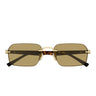 Gucci Occhiali da Sole GG2259S 005 Oro Nero/Giallo Uomo Fotocromatici