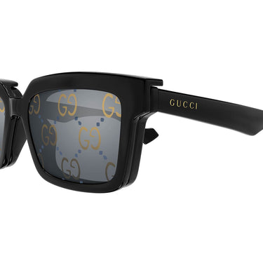 Gucci Sunglasses and Vision GG1543S 001 Black/Transparent with Clip Unisex 4
