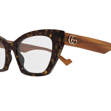 Gucci Occhiali da Vista GG1334O 005 Marrone Trasparente Donna 3