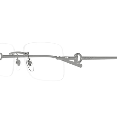 Gucci Eyeglasses GG1703O 001 Ruthenium/Clear Men
