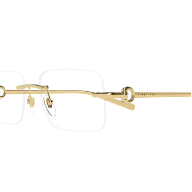 Gucci GG1703O 003 Gold/Transparent Men's Prescription Glasses 3