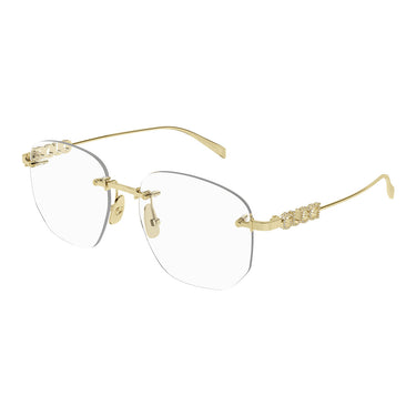 Gucci Eyeglasses GG1806O 001 Gold/Clear Women