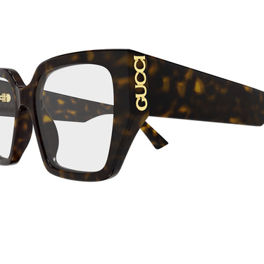 Gucci Occhiali da Vista GG2042O 002 Marrone Trasparente Donna 3