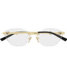 Gucci Occhiali da Vista GG2050O 001 Nero Trasparente Donna 