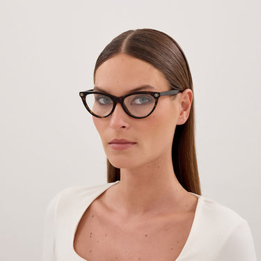Gucci Occhiali da Vista GG2112O 002 Marrone Trasparente Donna 4