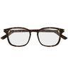 Gucci Occhiali da Vista GG2129O 002 Marrone Trasparente Uomo 