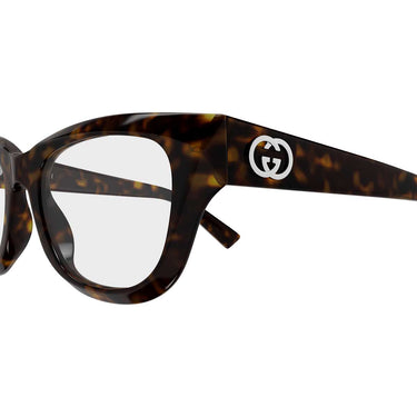 Gucci Occhiali da Vista GG2202O 002 Marrone/Trasparente Donna 3