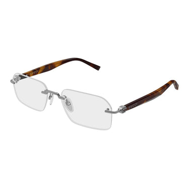 Gucci Occhiali da Vista GG2260O 002 Rutenio Marrone/Trasparente Uomo 2