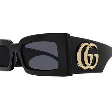 Gucci Occhiali da Sole GG1425S 001 Nero/Grigio Scuro Donna 3