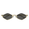 Gucci Sonnenbrille GG1604S 001 Gold/Grau Unisex