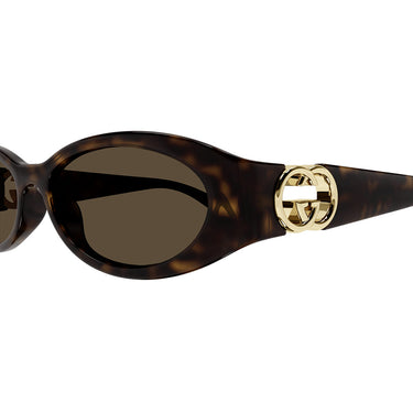 Gucci Occhiali da Sole GG1660S 002 Havana/Marrone Unisex 3