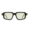 Kuboraum Occhiali da Sole Maske P23 BML Nero Opaco/Verde Chiaro Unisex