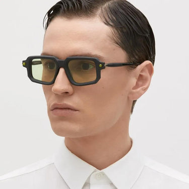 Kuboraum Occhiali da Sole Maske P23 BML Nero Opaco/Verde Chiaro Unisex 3