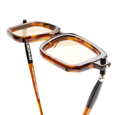 Kuboraum Occhiali da Sole Maske P23 BTO Marrone Tartarugato/Arancione Chiaro Unisex 4