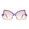 Kuboraum Occhiali da Sole Maske P30 NE Neon/Viola Arancione Sfumato Unisex