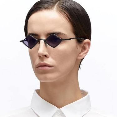 Kuboraum Occhiali da Sole Maske Z14 BMB Nero Opaco/Blu Flash Unisex