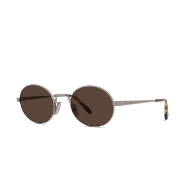 Loewe Slim Silver Oval Sunglasses