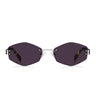 Marc Jacobs Sunglasses MARC 496/S AIR GME Brown/Purple Women With Chain