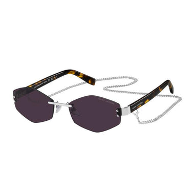 Marc Jacobs Sunglasses MARC 496/S AIR GME Brown/Purple Women With Chain 2