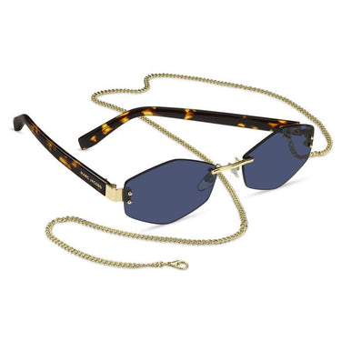 Marc Jacobs Sunglasses MARC 496/S AIR LKS Brown/Blue Women With Chain 5