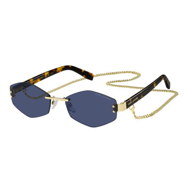 Marc Jacobs Sunglasses MARC 496/S AIR LKS Brown/Blue Women With Chain 1