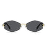 Marc Jacobs Sunglasses MARC 496/S AIR RHL Black/Black Women With Chain