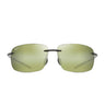 Maui Jim Occhiali da Sole BREAKWALL HT422-15 MJ0422S 038 Verde Kaki Maui HT Unisex Polarizzati