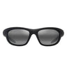 Maui Jim Occhiali da Sole HAULANI MJ0349S 001 Nero Opaco Grigio Neutro Unisex Polarizzati