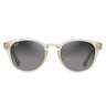 Maui Jim Sunglasses HIEHIE MJ0636S 004 Glossy Transparent Yellow/Neutral Grey Unisex Polarized