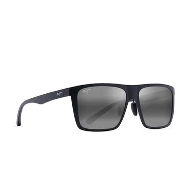 Maui Jim Occhiali da Sole HONOKALANI 455-02 Nero/Grigio Unisex Polarizzati