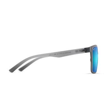 Maui Jim Occhiali da Sole HONOKALANI B455-14 Grigio/Blu Specchiato Unisex Polarizzati