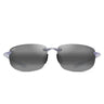 Maui Jim Sunglasses HO'OKIPA MJ0407S 005 Brilliant Crystal/Grey Unisex Polarized