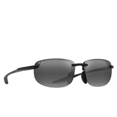 Maui Jim Occhiali da Sole HO'OKIPA ULTRA AF 677-02 Nero Opaco/Grigio Unisex Polarizzati