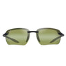 Maui Jim Occhiali da Sole HO'OKIPA ULTRA G AF MJ0337SA 001 Nero Opaco/Verde Scuro Unisex Polarizzati