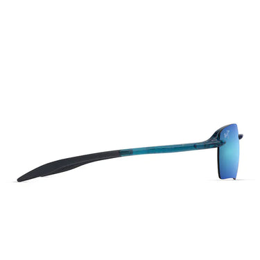 Maui Jim Occhiali da Sole HO'OKIPA ULTRA G AF MJ0337SA 013 Blu Trasparente Blu Hawaii Unisex Polarizzati  3