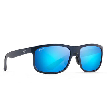 Maui Jim Sunglasses HUELO B449-03 Matte Blue/Blue Unisex Polarized